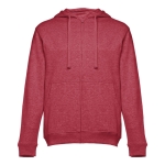 Cotton sweatshirt, 320 g/m2, THC Amsterdam marbled red colour