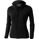 Women's microfibre and polyester jacket, 190 g/m² Elevate Life black colour