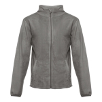 Fleece and polyester jacket, 260 g/m2, THC Helsinki grey colour