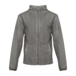 Fleece and polyester jacket, 260 g/m2, THC Helsinki grey colour first view