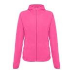 Women's fleece and polyester jacket, 260 g/m2, THC Helsinki pink colour