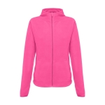 Women's fleece and polyester jacket, 260 g/m2, THC Helsinki pink colour