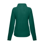 Women's fleece and polyester jacket, 260 g/m2, THC Helsinki dark green colour second view