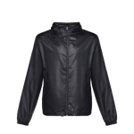 Kid's windproof polyester jackets, 65 g/m2 black colour