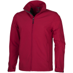 Softshell jacket made of polyester, 270 g/m², Elevate Life red colour