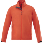 Softshell jacket made of polyester, 270 g/m², Elevate Life orange colour