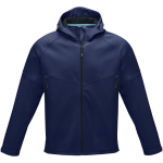 Softshell jacket made of RPET, 280 g/m², Elevate NXT navy-blue colour