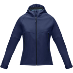 Recycled waterproof jacket for women made of rPET, 280 g/m², Elevate NXT navy-blue colour