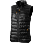 Women's gilet made of nylon 20D and down 115 g/m², Elevate Life black colour