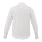 Men's elastic poplin shirt, 118 g/m², Elevate Life white colour