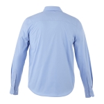 Men's elastic poplin shirt, 118 g/m², Elevate Life light blue colour