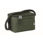 Cooler bag, recycled plastic. Holds 6 cans for promotions dark green colour