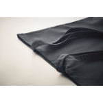Economical organic tote bag in organic colours, 140 g/m2 navy-blue colour third photographic view