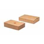 Card game made from recycled paper – a perfect eco gift beige colour second view