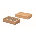 Card game made from recycled paper – a perfect eco gift beige colour third view