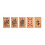 Card game made from recycled paper – a perfect eco gift beige colour fourth view