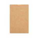 Card game made from recycled paper – a perfect eco gift beige colour seventh view