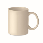 Economical ceramic coffee mug, 300 ml beige colour