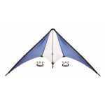 Kite with 2 handles as a toy for children and beach holidays royal blue colour third view