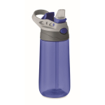 Children's drink bottle, BPA free, silicone mouthpiece, 450 ml blue colour second view