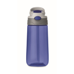 Children's drink bottle, BPA free, silicone mouthpiece, 450 ml blue colour third view