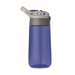 Children's drink bottle, BPA free, silicone mouthpiece, 450 ml blue colour fifth view