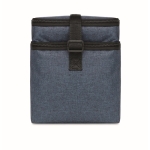Cooler bag with 2 compartments for the office blue colour sixth view