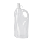 Affordable foldable bottle for runners, 750 ml, Comfy white colour