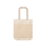 Net bag in natural tone with handles, 180 g/m2, Market Cotton natural colour first view