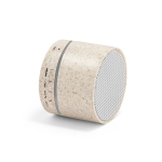 Portable speaker, straw fibre, Bluetooth, 3W output natural colour third view