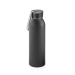Leak-proof aluminium bottle, silicone handle, 660ml black colour