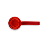 Leak-proof aluminium bottle, silicone handle, 660ml red colour