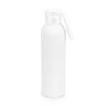 Leak-proof aluminium bottle, silicone handle, 660ml white colour