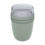 Lunch box with compartments, 700 ml, Mepal Ellipse Breakfast military green colour