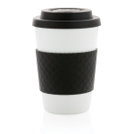 Microwave-safe plastic cups for promotions, 270 ml black colour second view