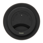 Microwave-safe plastic cups for promotions, 270 ml black colour third view