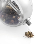 Innovative salt and pepper set with base black colour