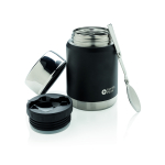 Liquid to go vacuum insulated, double-walled thermos black colour third view