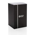 Liquid to go vacuum insulated, double-walled thermos black colour second view with box