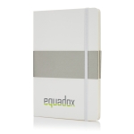 Notebook with decorative cover, A5, ruled pages white colour