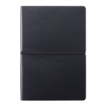 Softcover colourful notebook, A5, ruled pages black colour fifth view