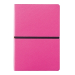 Softcover colourful notebook, A5, ruled pages pink colour