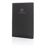 Eco notebook with stone paper, A5, ruled pages black colour