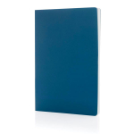 Eco notebook with stone paper, A5, ruled pages blue colour