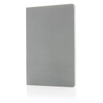 Eco notebook with stone paper, A5, ruled pages grey colour