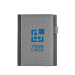 Formal portfolio with magnetic closure, pockets and A5 notepad