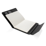 Small quality portfolio with wireless charger, A5 size black colour