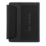 Small quality portfolio with wireless charger, A5 size black colour