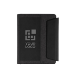 Small quality portfolio with wireless charger, A5 size black colour