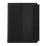 A4 portfolio with wireless charger and multi-device holders black colour